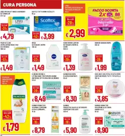 Volantino Galassia Pagina 20: Nivea detergente intimo €1,49, Bionsen bagnoschiuma €1,99