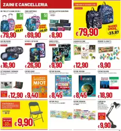 Volantino Galassia Pagina 27: Bustina Eastpak Benchmark €8,90, Zaino sdoppiabile Big Sj Gang Cuccioli €69,90
