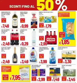 Volantino Galassia Pagina 3: Acqua naturale Levissima €0,29, Coca-Cola Original €2,49