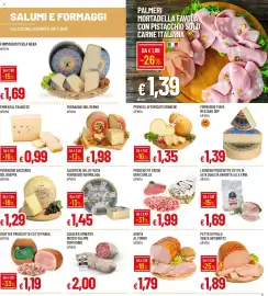 Volantino Galassia Pagina 9: Prosciutto crudo Don Camillo €1,99, Provolette affumicate/bianche all'etto €1,35