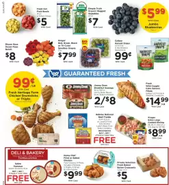 Fred Meyer weekly ad week 35 Page 13: Simple Truth Organic Bagged Vegetables €7,00, Fresh Cut Fruit Bowls €5,00