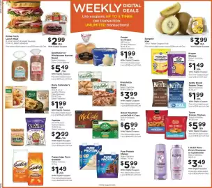 Fred Meyer weekly ad week 35 Page 3: Prime Fresh Lunch Meat €2,99, Zespri Sungold Kiwi €3,99