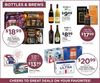 King Soopers weekly ad week 35 Page 15: Michelob Ultra, Coors, Bud or Miller €20,99