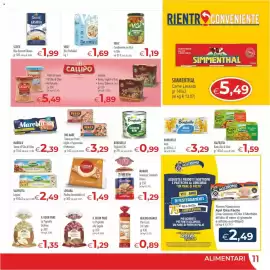 Volantino MerSi Supermercati Pagina 11: VEGE' Riso Parboiled €1,69, RIO MARE Tonno per Pasta €3,29