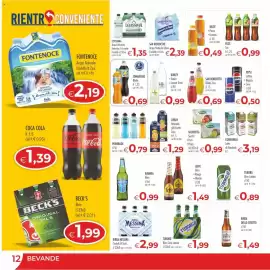 Volantino MerSi Supermercati Pagina 12: Tomarchio Bibite €0,69, Kinley Tonica Lemon Taste €0,99