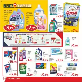 Volantino MerSi Supermercati Pagina 14: Deox Ammorbidente concentrato €2,69, Regina Power bobina €2,59