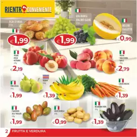 Volantino MerSi Supermercati Pagina 2: Pomodoro Jolly Insalata €1,99, Patate novelle €0,99