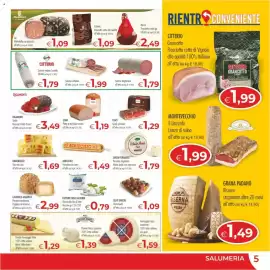 Volantino MerSi Supermercati Pagina 5: Coati petto di tacchino arrosto €1,19