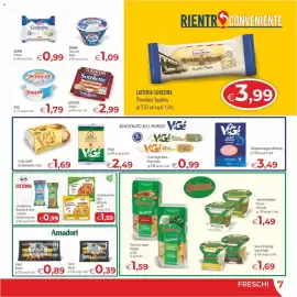 Volantino MerSi Supermercati Pagina 7: Sottilette Classiche €2,99, Jocca Frutta Cremosa €1,79