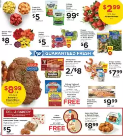 Fry's weekly ad week 35 Page 11: Home Chef Fried or Baked Chicken €8,99, Fresh Cut Fruit Bowls €5,00