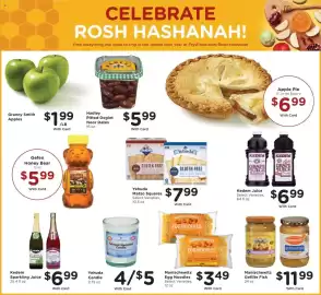 Fry's weekly ad week 35 Page 13: Manischewitz egg noodles €3,49, Hadley pitted deglet noor dates €5,99