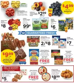 Dillons weekly ad week 35 Page 12: California Yellow Peaches or Red or Black Plums €2,99, Blueberries €4,99