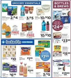 Dillons weekly ad week 35 Page 7: Gatorade Snack Pack Pudding €5,00, Kroger cut & peeled baby carrots €1,39