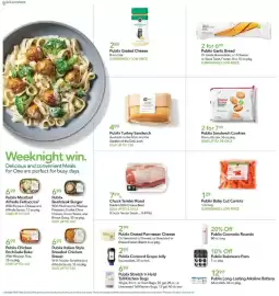 Publix weekly ad week 35 Page 18: Publix chuck tender roast €7,99, Publix baby cut carrots €1,29