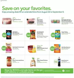 Publix weekly ad week 35 Page 20: Post great grains cereal, Grill Mates Wet Marinade Montreal Steak