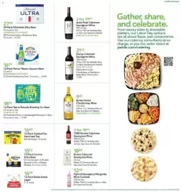Publix weekly ad week 35 Page 3: Decoy Cabernet Sauvignon Wine €21,49, Sutter Home Chardonnay Wine €9,49