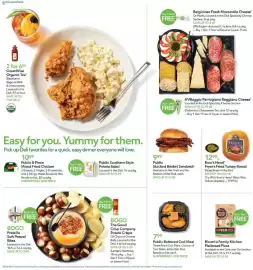 Publix weekly ad week 35 Page 8: Blount's Family Kitchen Flatbread Pizza €10,99, Publix Battered Cod Meal €7,99