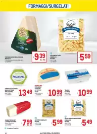 Volantino Metro Pagina 14: Crispers surgelate McCain €5,99, Provolone Auricchio Dolce €10,99