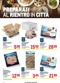 Volantino Metro Pagina 2: Vongole del Pacifico con guscio precotte Metro Chef €3,49, Polpo fiore t5 zona €15,99