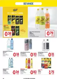 Volantino Metro Pagina 22: Acqua frizzante/naturale San Benedetto €0,33, Acqua minerale frizzante naturale Lilia €0,18