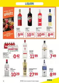 Volantino Metro Pagina 31: Liquore di sambuco St-Germain €27,99, Gin 40° Red Beefeater €11,99