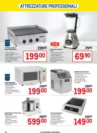 Volantino Metro Pagina 42: Forno microonde Metro Professional €199,00, Impastatrice a spirale Pina €599,00