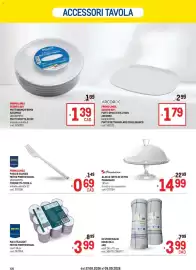 Volantino Metro Pagina 44: Maxi tealight metro professional €3,99, Strofinacci Rossi/Blu ARO €3,99