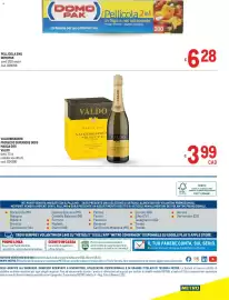 Volantino Metro Pagina 48: Valdobbiadene Prosecco Superiore DOCG Marca Oro Valdo €3,99, Pellicola 2 in 1 Domo Pak €6,28