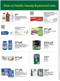 Publix weekly ad Page 6: Crest Gum Detoxify Toothpaste €4,99, Colgate Optic White toothpaste €8,00