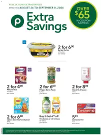 Publix weekly ad Page 1: Lipton Iced Tea Family Size €6,00, Minute Rice €4,00