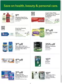 Publix weekly ad Page 6: Crest Gum Detoxify Toothpaste €4,99, Colgate Optic White toothpaste €8,00