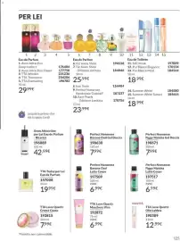 Catalogo Avon Pagina 125: TTA Love Quartz Maschera Viso €6,99, Perfect Nonsense Banana Oud Gel Doccia €7,99