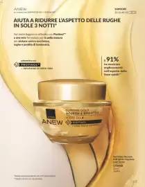 Catalogo Avon Pagina 127: Gel Notte Nourish & Brighten Supreme Gold Anew €22,99