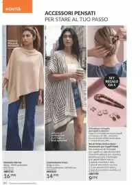 Catalogo Avon Pagina 162: Set di 3 Paia di Orecchini + Accessorio per Capelli Heidi €9,99, Copricostume Freya €14,99