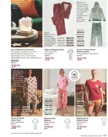Catalogo Avon Pagina 169: Pigiama Burgundy Satin €35,99, Luce d'Atmosfera Gemstone €19,99