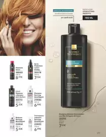 Catalogo Avon Pagina 177: Spray Protezione Calore Styling €7,50, Advance Technique Shampoo Reviving Bond Repair €6,99