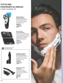 Catalogo Avon Pagina 184: Set 4-in-1 per la Cura Personale €12,99, Tagliapeli per Naso e Orecchie a Batteria €14,99