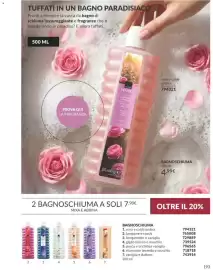Catalogo Avon Pagina 193: Avon Senses L'amour sunrise bubble bath €4,99