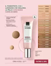Catalogo Avon Pagina 41: Make Up +Care Serum Foundation Radiant Finish €12,99