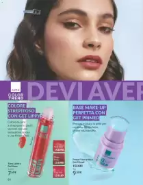 Catalogo Avon Pagina 80: Avon ColorTrend Get Primed Primer Viso in Stick €9,50, Avon Tinta Labbra Get Lippy €7,50
