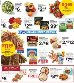 Kroger weekly ad week 35 Page 12: In-Store Made Salad Bowls €6,00, Strawberries €2,99