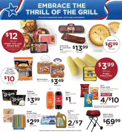 Kroger weekly ad week 35 Page 6: Home Chef St. Louis Style Ribs €13,99, Kroger 73% Lean Beef Patties €10,00