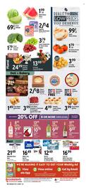 Brookshire's weekly ad week 35 Page 6: Barefoot Wine €9,99, Miller Lite, Bud Or Coors Beer €16,49