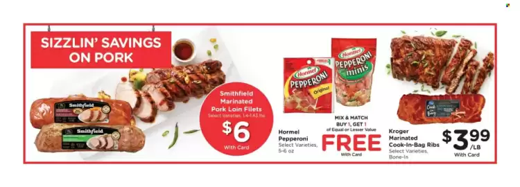 Pick'n Save weekly ad week 35 Page 11: Smithfield Marinated Pork Loin Filets €6,00
