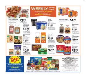 Pick'n Save weekly ad week 35 Page 2: Goldminer or Wholesome Harvest Bread €4,49, Eckrich Smoked Sausage €2,99