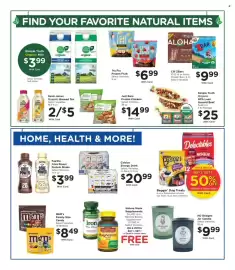 Pick'n Save weekly ad week 35 Page 9: M&M's Family Size Candy €8,49, Simple Truth Organic 90% Lean Ground Beef €25,00