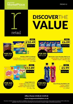 Musgrave MarketPlace leaflet (valid until 13-09)