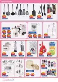 Volantino Huali Market Pagina 10: Bottiglia in vetro €1,50, Set 6 coltelli assortiti €1,99
