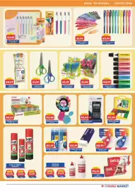 Volantino Huali Market Pagina 3: Tratto Cancellik Assortiti €0,99, Gomma Pelikan €0,39
