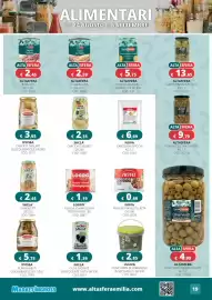 Volantino Altasfera Pagina 19: Alta Sfera Olive Verdi Denocciolate €4,99, Sacla olive morate snocciolate €1,39